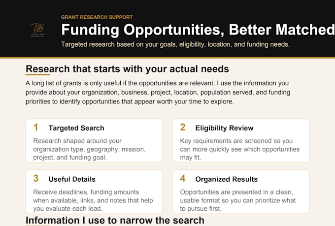 research targeted grants and funding opportunities